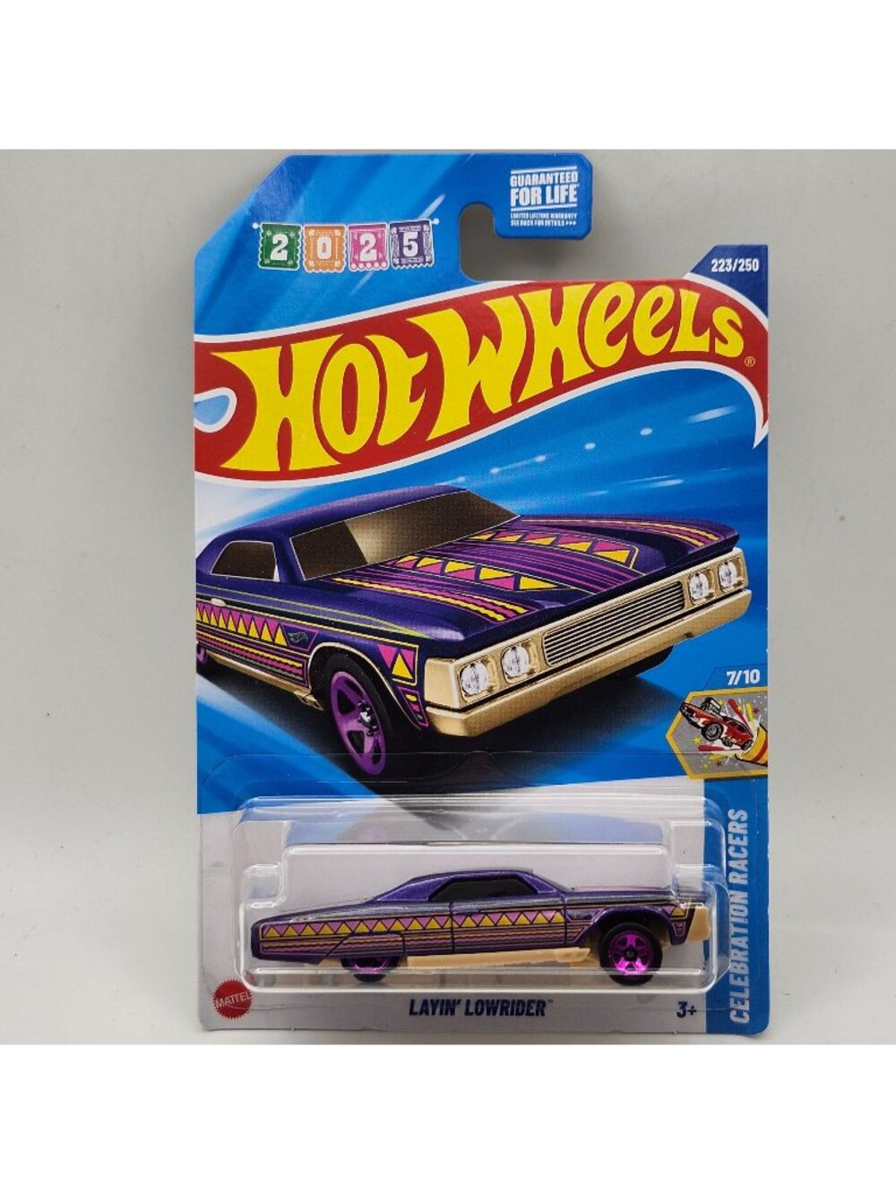 Hot Wheels Layin' Lowrider Purple Celebration Racers 7/10 223/250 2025